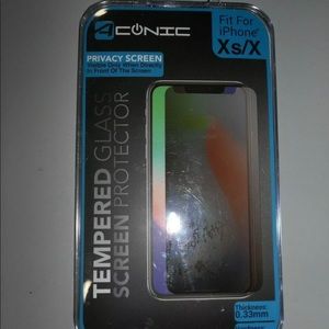 Iphone Xs privacy tempered glass screen protector